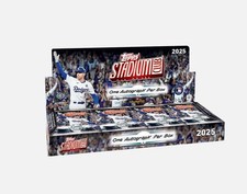 NEW 2025 Topps STADIUM CLUB Baseball HOBBY BOX Factory Sealed- In Hand/Ships Now