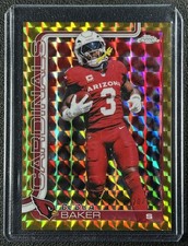 BUDDA BAKER 2025 TOPPS CHROME #8 GOLD GEOMETRIC REFRACTOR 20/50 CARDINALS
