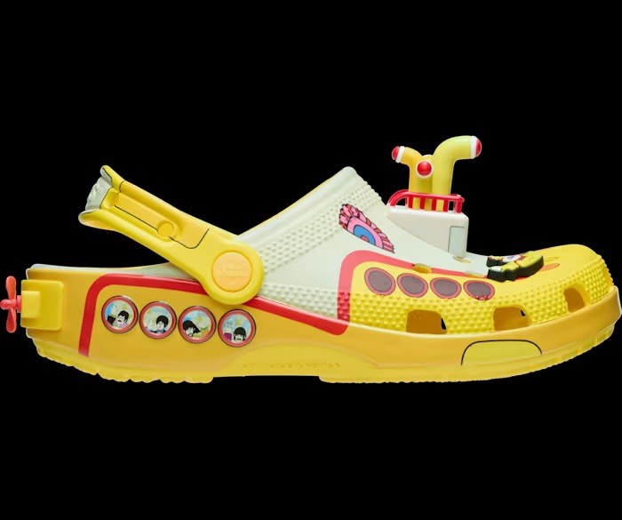 Zueco clásico submarino amarillo The Beatles X Crocs - Unisex. US M10W12, UE 43/44