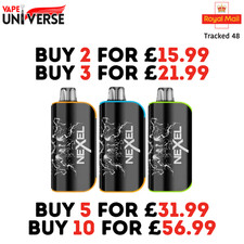 Nexel Thunder 15K Prefilled Pod Kit | 20mg Rechargeable & Refillable Vape
