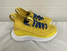 Under Armour Curry Flow 8 Yellow Basketball Shoes Youth Size 5.5Y