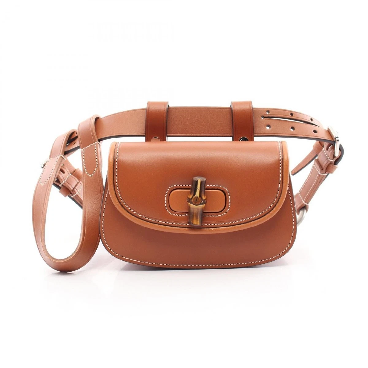 Gucci bambou 1947 mini sac ceinture marque off GUCCI cuir taille sac body bag Lea