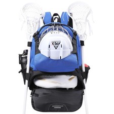 Lacrosse Bag, Field Hockey Bag with Two Stick Holders, Large Lacrosse Backpac...