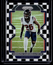 2021 Panini Prizm Vernon Hargreaves III Black and White Checker #39