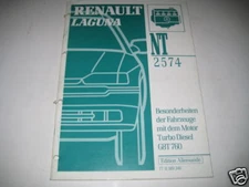Workshop Manual Renault Laguna Turbo Diesel, 1996