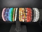 Gemstone Bracelet Natural Bead Stretch Healing Reiki Elastic Crystals Chakra