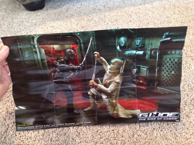 Storm Shadow Roc GI Joe Catalog Poster Insert 2009 ROC Ninja Warriors Snake Eyes/Storm ...