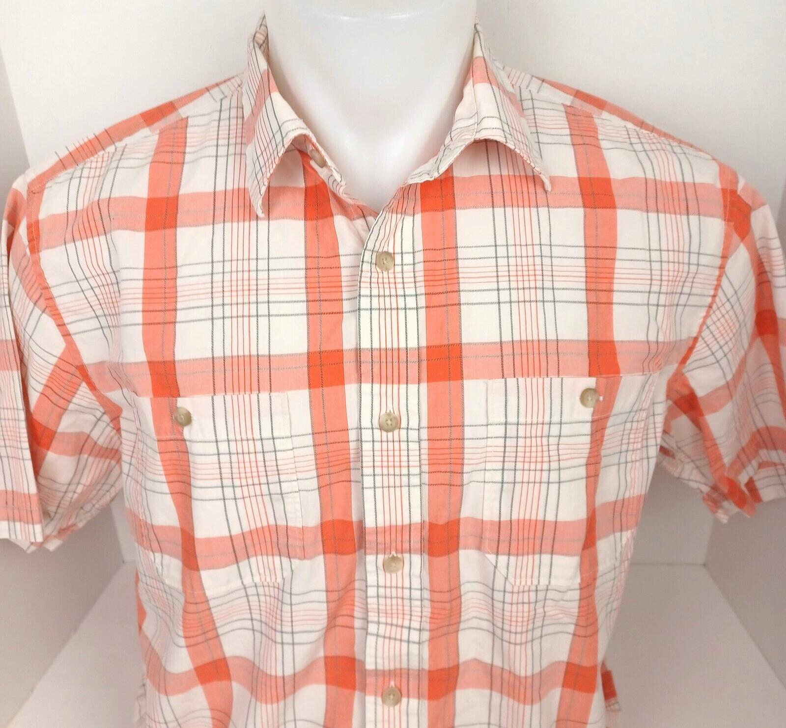 Pendleton Men's Short Sleeve Button Down Shirt Me… - image 4