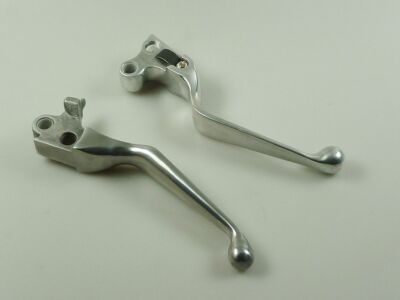Brems & Kupplungshebel Set poliert für Harley-Davidson von 1996 -2006