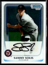 2011 Bowman Sammy Solis #BCP 106 1st Bowman Chrome  