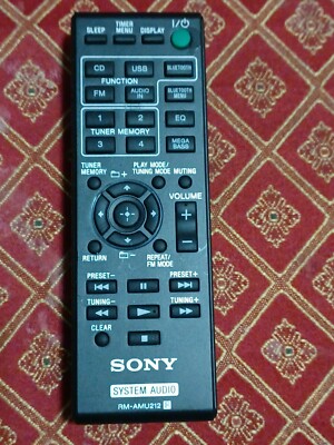 Sony Audio Remote Control RM-AMU212 for CMT-X3CD SBT20B HCD-SBT20
