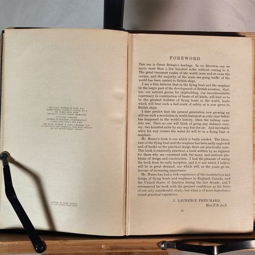 Marine Aircraft Design by William Munro - 1933 HC 1st Ed - Picture 6 of 7