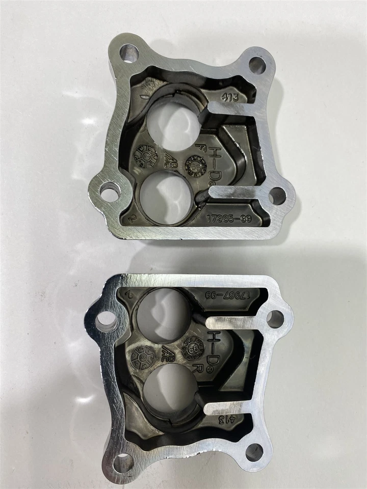 Harley-Davidson Dyna Low Rider 2000 varillas de empuje tubos elevadores y retenedores cromados Foto 2 de 4