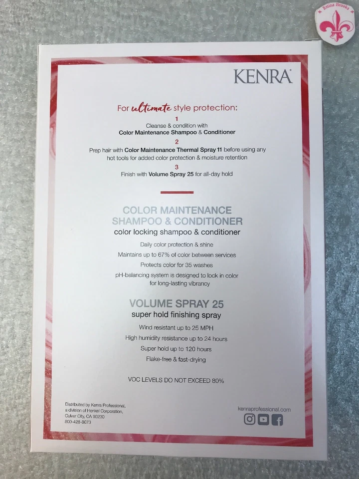 Champú acondicionador Kenra Color Maintenance 10,1 oz y spray para el cabello volumen 25 10 oz Foto 3 de 3