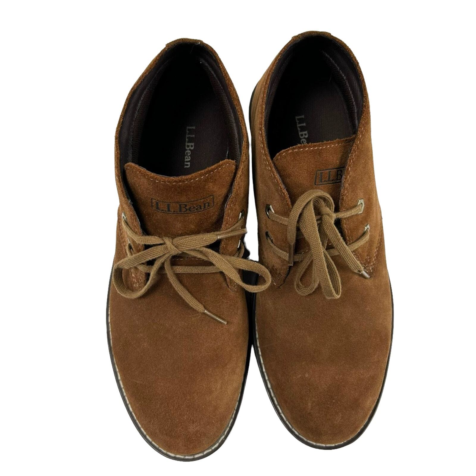 L.L. Bean Men's Brown Stonington Chukka Suede Leather Water Resistant Boots 10.5 eBay