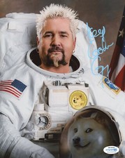 Chef Guy Fieri Autographed Signed 8x10 Photo ACOA