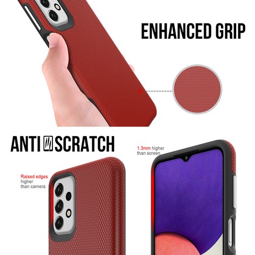 Für Samsung Galaxy A23 5G - griffbereit stoßfeste Handyhülle Impact Texture Hülle - Bild 25 von 41