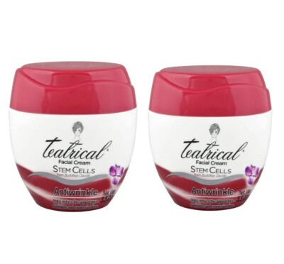 TEATRICAL Anti Wrinkle Facial Cream Buddleja Davidii Stem Cells Face 3.5oz 2