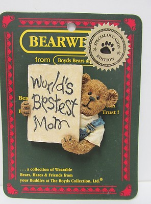 Boyd's #82531 * Bearware Pin * ''Lil' Tot....Guess Who Loves You?'' * Brand New