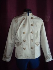 Women's Beaded And Embroidered Double Breasted Jacket