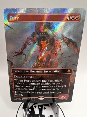 MTG - [TEXTURED FOIL] Fury (Borderless) - Special Guests | eBay