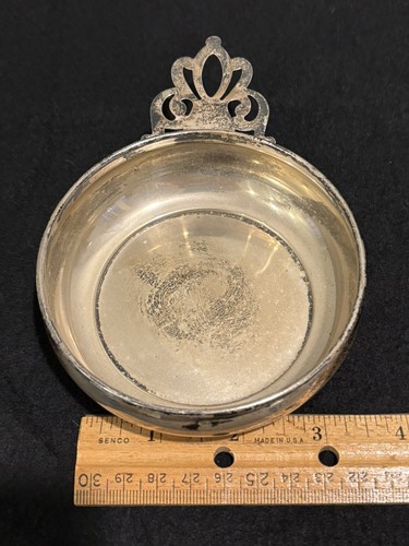 Lunt Sterling Silver Porringer 191, Monogrammed and Tarnished, ≈78g - Picture 18 of 24