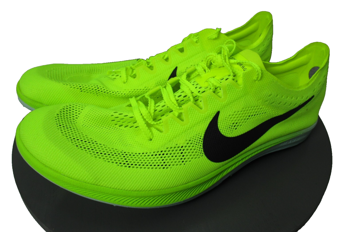Nike Zoom X Dragonfly Volt Green Track Field Spikes Shoes Mens Sz