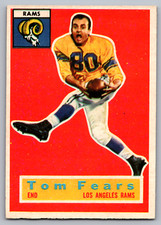 1956 TOPPS #42 TOM FEARS RAMS