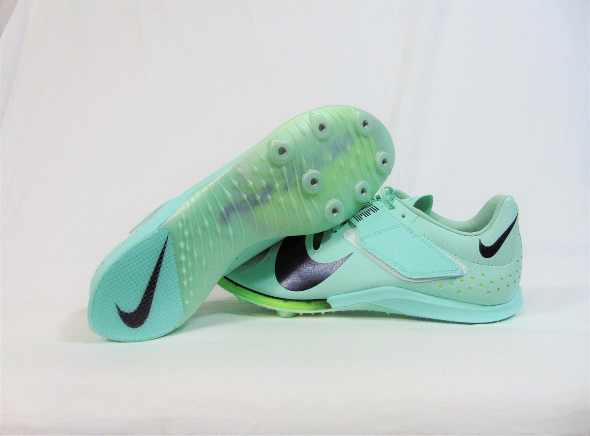 Nike Air Zoom LJ Elite Long Jump Mint Training Track Shoes Sz 13