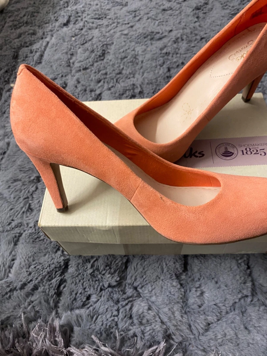 Clarks pumps orange 2025