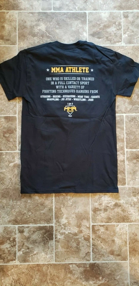 NEW MMA Athlete Grappling Jiu-Jitsu Fighter UFC T Shirt Double Sided 🔥 🔥 🔥  - Image 3 of 4