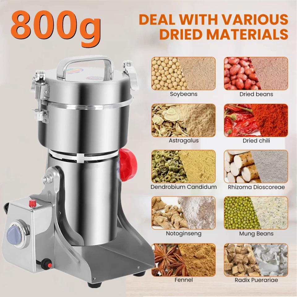 3500W Kräutermühle Getreidemühle Elektrisch Mühle Maschine Kräuter Herbst Grinde - Bild 3 von 4