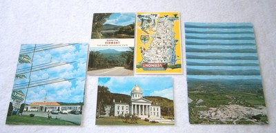 LOT Of 15 VERMONT POSTCARDS ~ WELLS-LAMSON Granite Quarry & HOWARD JOHNSON'S