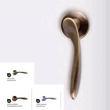 Maniglia finestra serie PRALI in ottone, design classico e raffinato