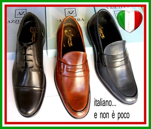 SCARPE UOMO 46 pelle CLASSIChe eleganti college made in italy no cina  prestige | eBay