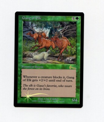 Magic Elk Gang of Elk Urza's Legacy FOIL LP Magic the Gathering MtG d | eBay