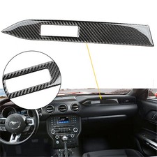 Car Interior Trim Carbon Fiber Dash Console Panel Cover Trim For Mustang 2015-23 Car Interior Trim Carbon Fiber Dash Console Panel Cover Trim For Mustang 2015-23