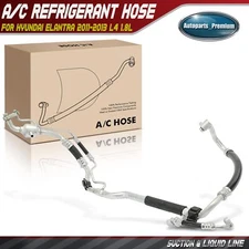 A/C Suction and Liquid Line Hose Assembly for Hyundai Elantra 2011-2013 L4 1.8L