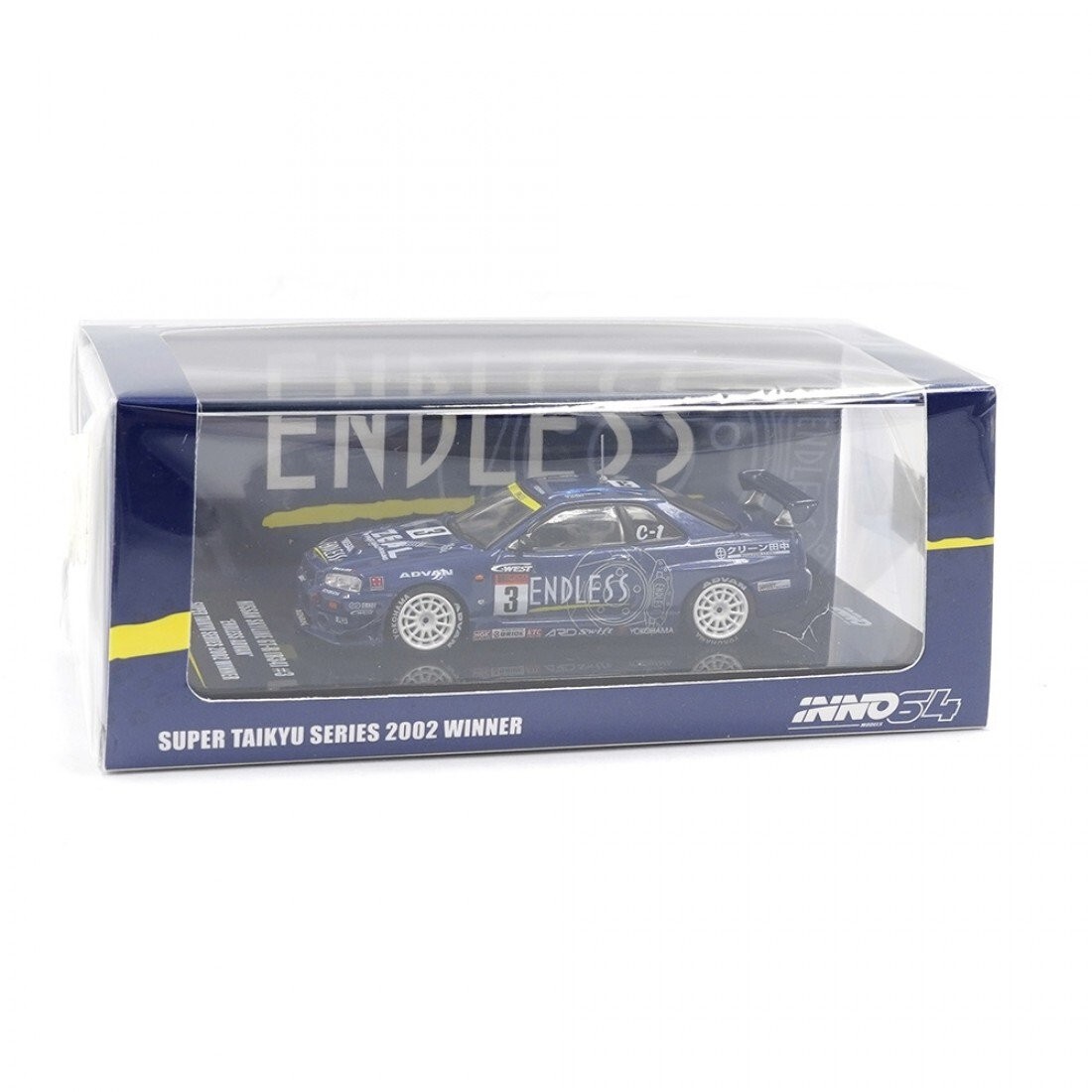 INNO64 Nissan Skyline GT-R R34 3 ENDLESS ADVAN Super Taikyu