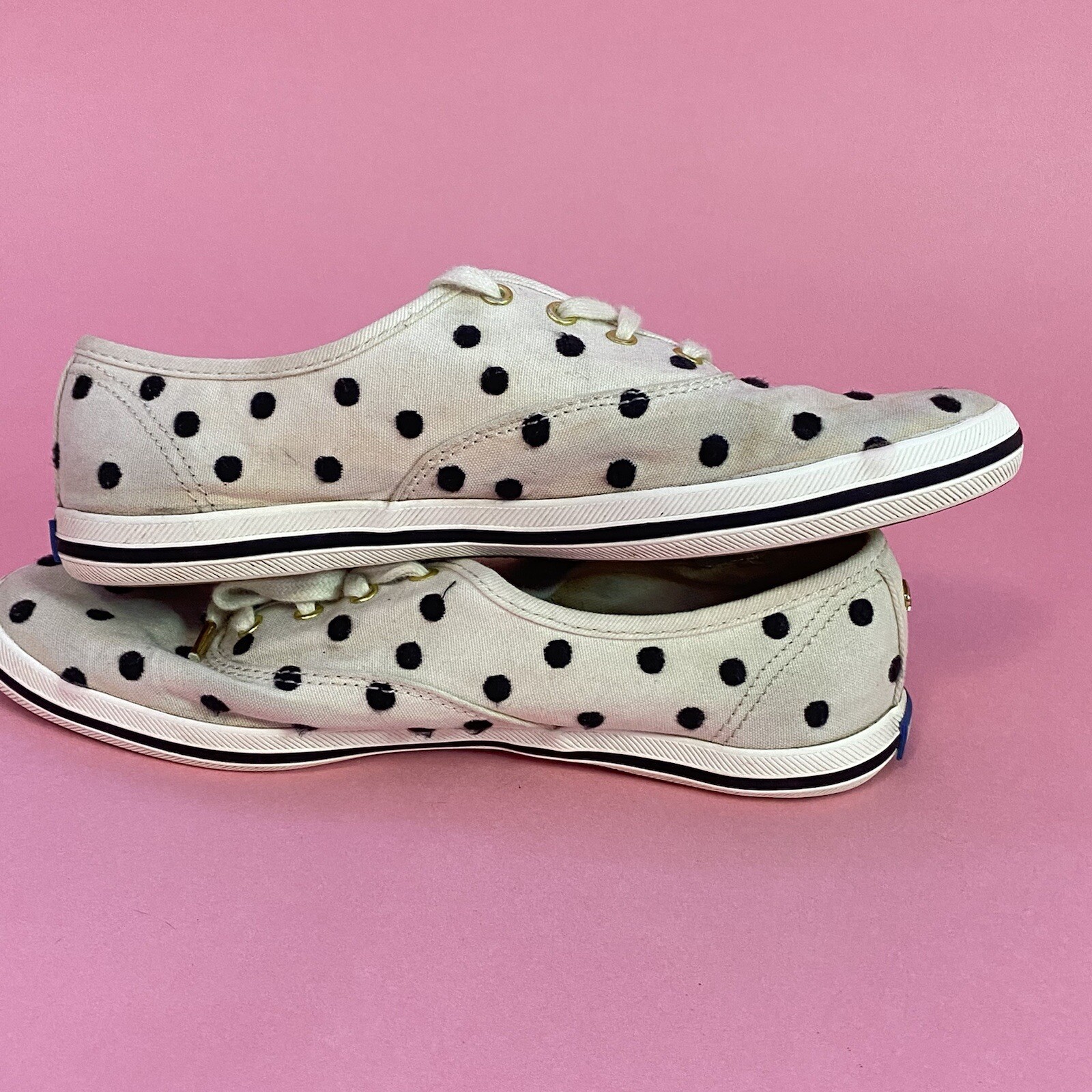 Ked’s Kate Spade Classic Black White Polka Dot Women’… Gem