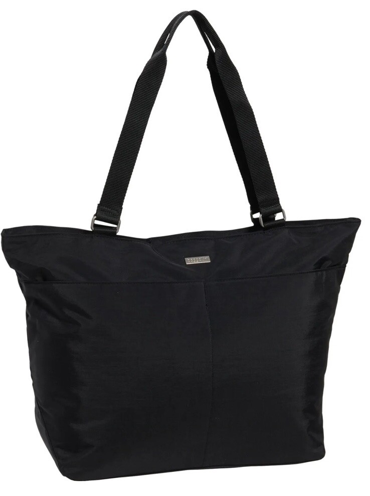 baggallini旅行用バッグ Baggallini Carry-All Travel Tote MM Bag Laptop Zip Top Black