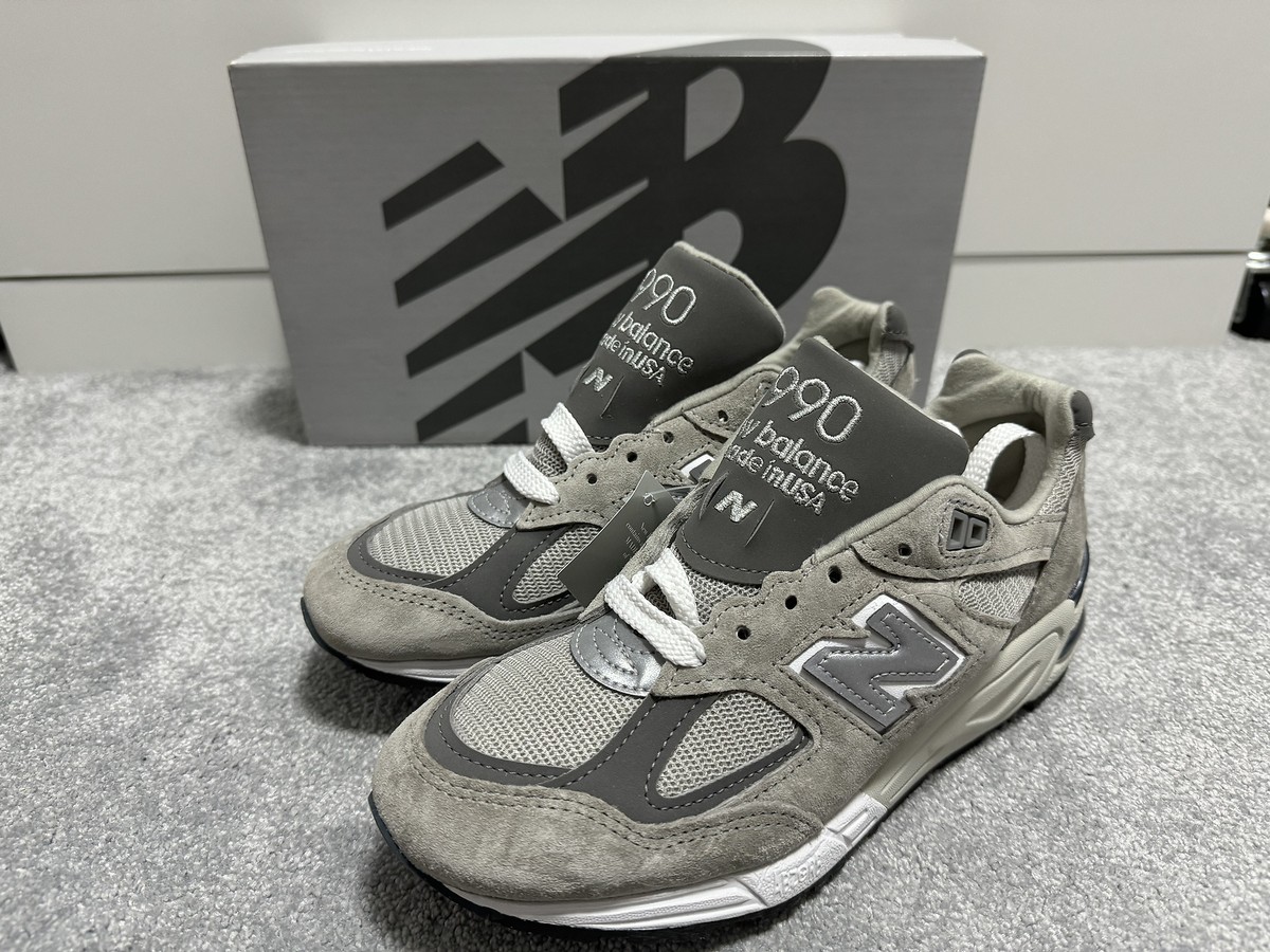 Brand New New Balance M990GY 2990 V2 MiUSA Grey UK 3.5 US 4 EUR 36 