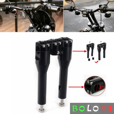 1'' Handlebar Riser Kit For Harley Dyna Super Glide Wide Glide FXDWG Softail