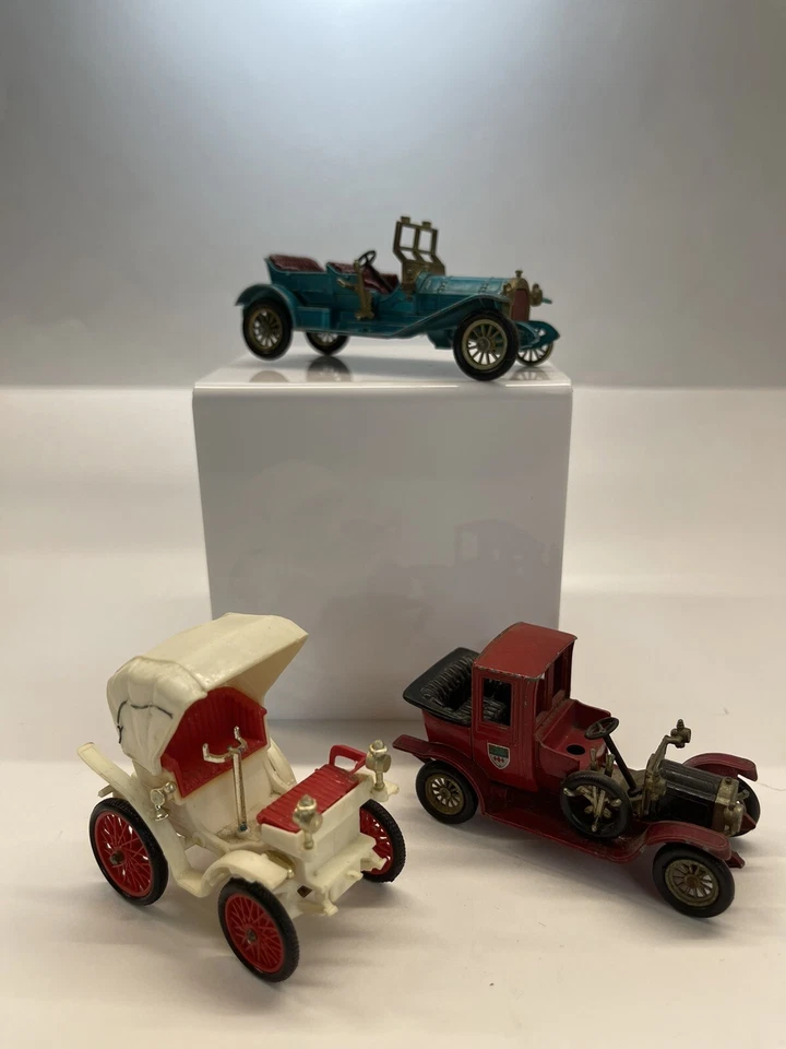 Vintage Matchbox Models Yesteryear Y11 1912 Y12 1909 & Minialuxe Peugeot Screw - Image 2 of 4