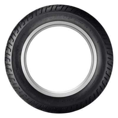 Dunlop D404 Front Motorcycle Tire 120/90-17 Tube Type (64S) Black