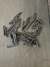 Lot Of 50 NOS Square Cut NAILS rustic vintage 1-1/2” steel Metal