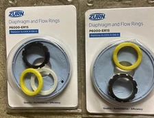 Zurn P6000-ER15 Lot Of 2 Diaphragm And Flow Rings Replaces Sloan A-156-A