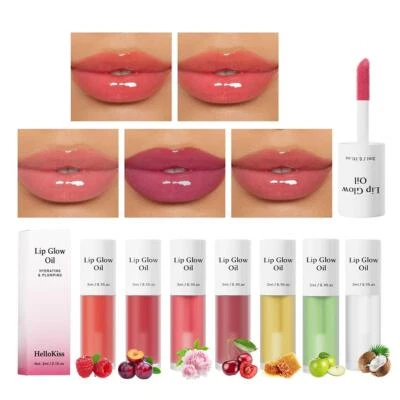 Multi-functional Fruity Lip Gloss Oil 3ml - Light and Transparent Texsxd3 BNM - Bild 1 von 4