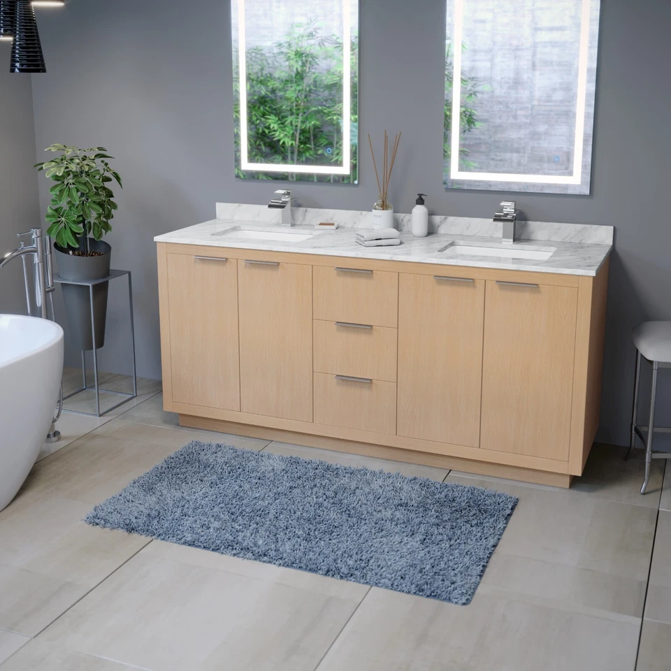 Espejo LED Luci 48x36 pulgadas con atenuador de memoria y desempañador Foto 3 de 4