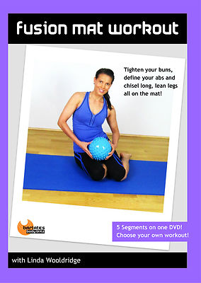 PILATES MAT WORKOUT WITH BALL DVD - Barlates FUSION MAT 5 WORKOUT DVD ...